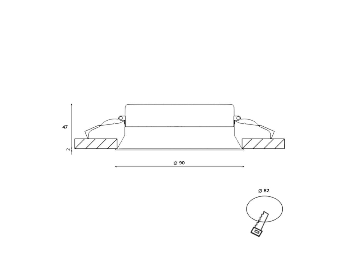 00-00003123 Встраиваемый светильник WL-BQ SWG DesignLed 00-00003123