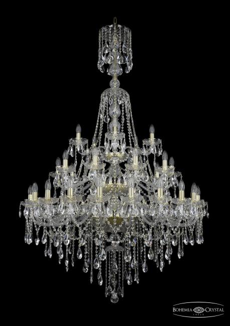 1415/20+10+5/400/XL-180/3d G Подвесная хрустальная люстра 1415 Bohemia 1415/20+10+5/400/XL-180/3d G