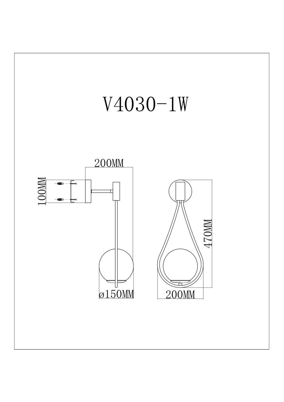 Бра настенное Moderli V11573-1W