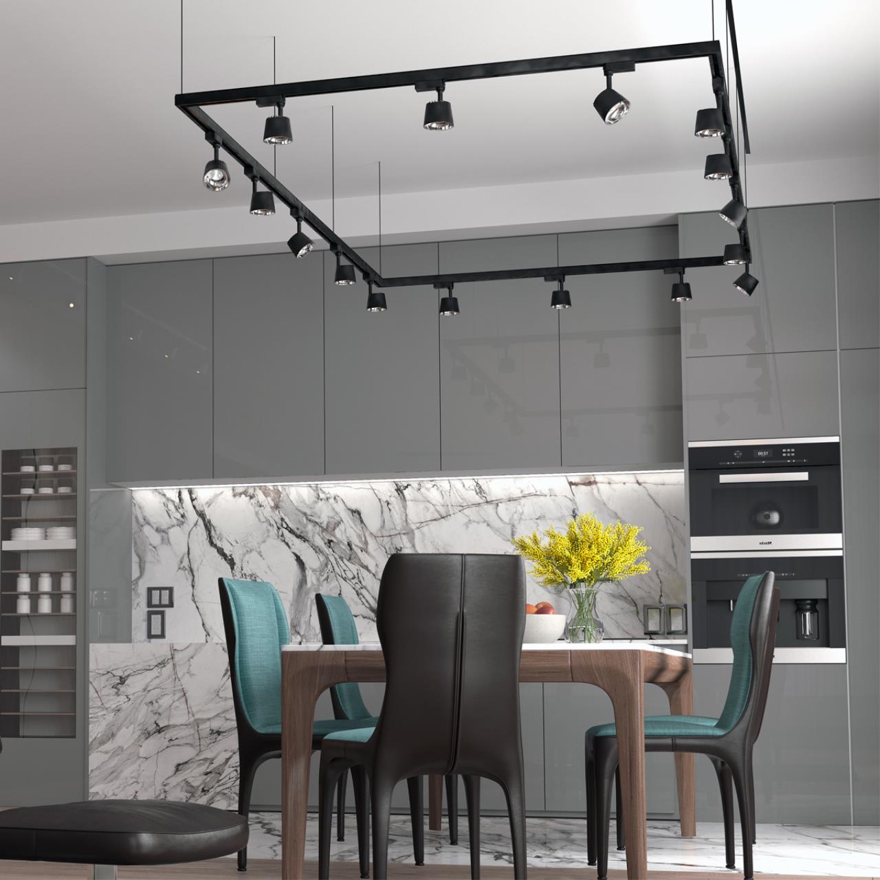 358709 Трековый светильник Novotech Knof 358709