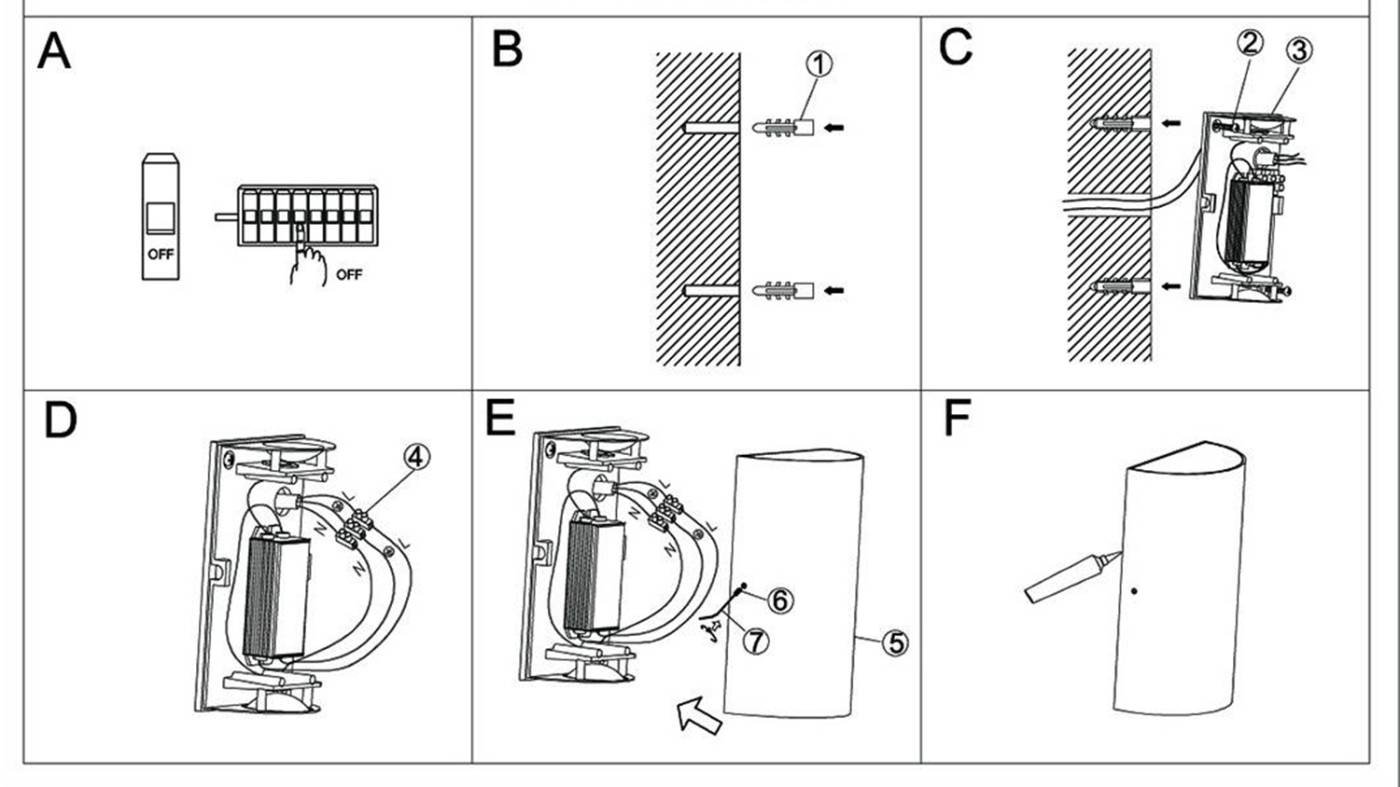 Уличный настенный светильник SWG DesignLed GW GW-6805-6-WH-WW