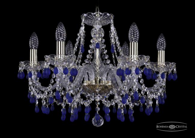 1410/6/195 G V3001 Подвесная хрустальная люстра 1410 Bohemia 1410/6/195 G V3001