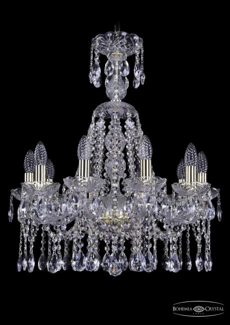 Подвесная хрустальная люстра 1413 Bohemia 1413/10/200/XL-66 G