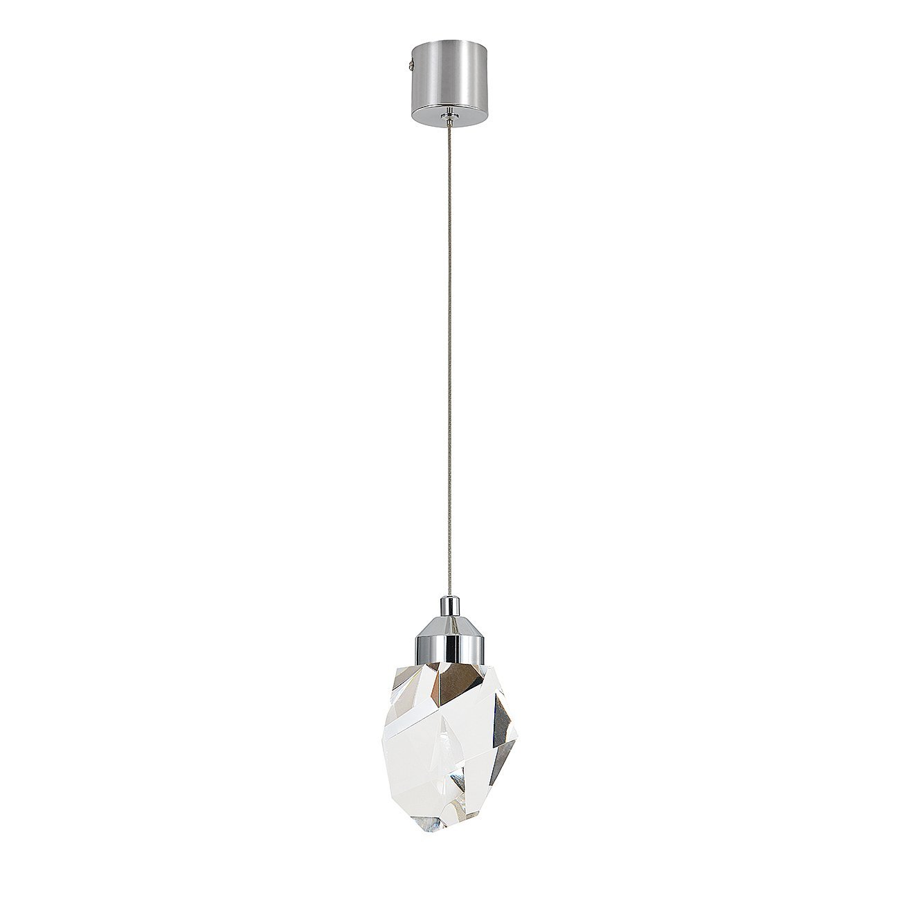 V000133L Светильник подвесной Indigo Cristallo V000133L 12053/1P Chrome