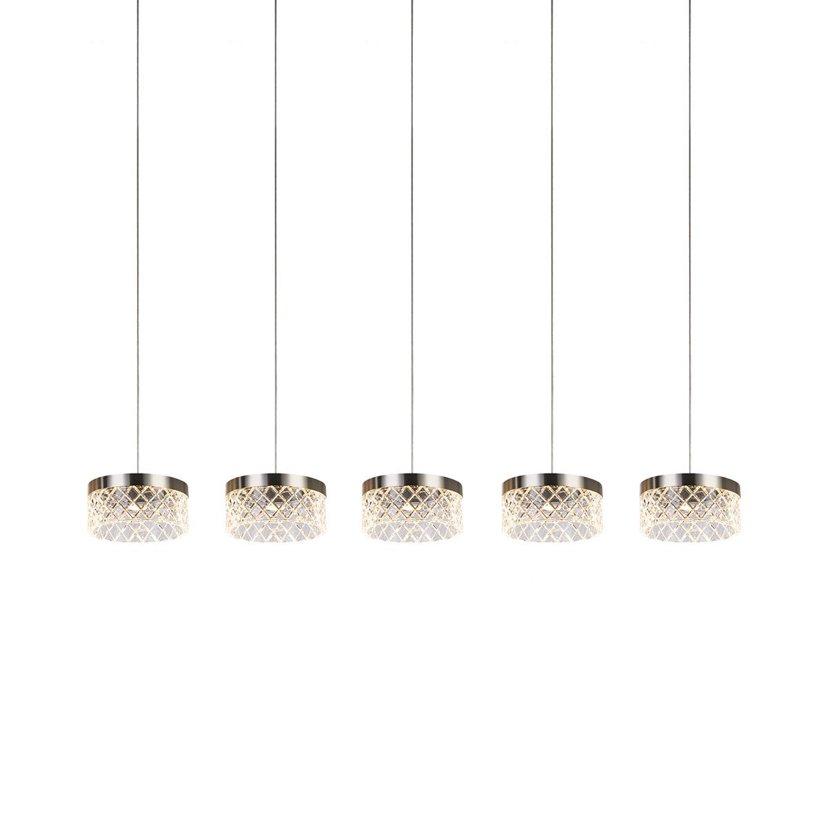 MD21020075-5B satin nickel Светильник подвесной Delight Collection Diamond cut MD21020075-5B satin nickel