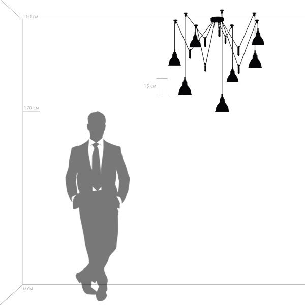 761076 Светильник подвесной Lightstar Acrobata 761076