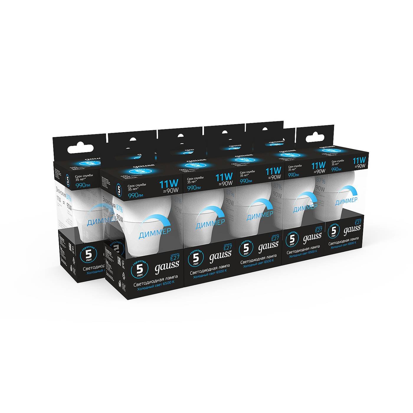 Светодиодная лампа Gauss 102502311-D