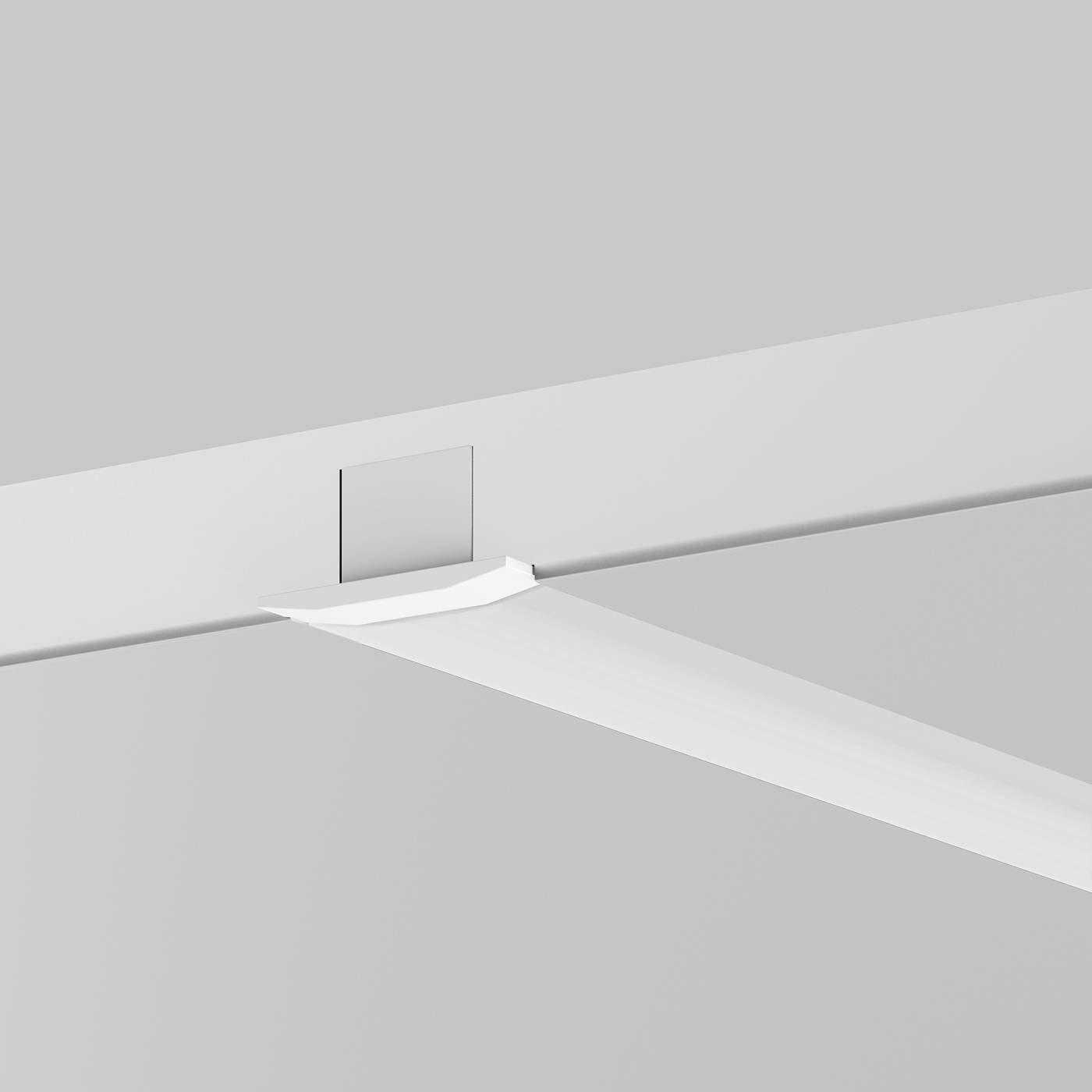 642084 Комплект заглушек (для профиля ALM-0808-S-2M) 2 шт. Maytoni Встраиваемый со скрытым фланцем профиль 642084