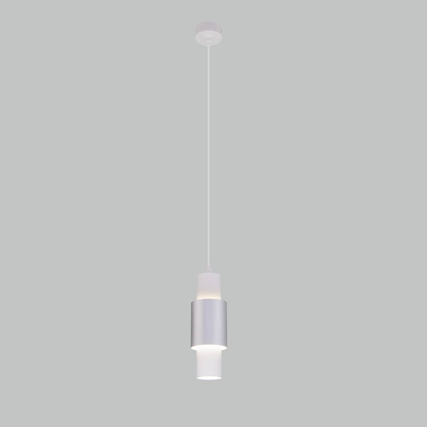 50204/1 LED белый/матовое серебро Светильник подвесной Eurosvet Bento 50204/1 LED белый/матовое серебро
