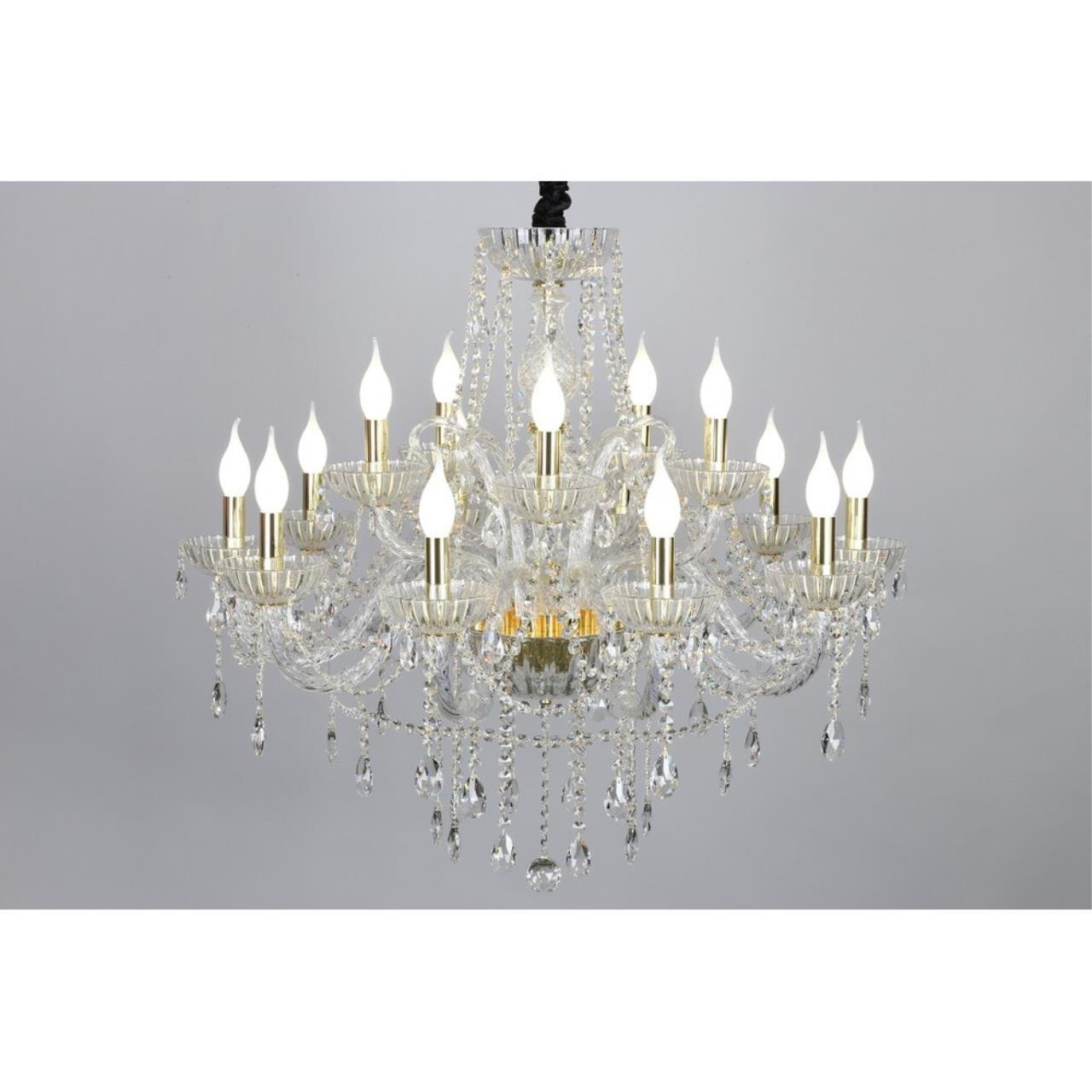 Подвесная хрустальная люстра Bonaita Omnilux OML-70103-15