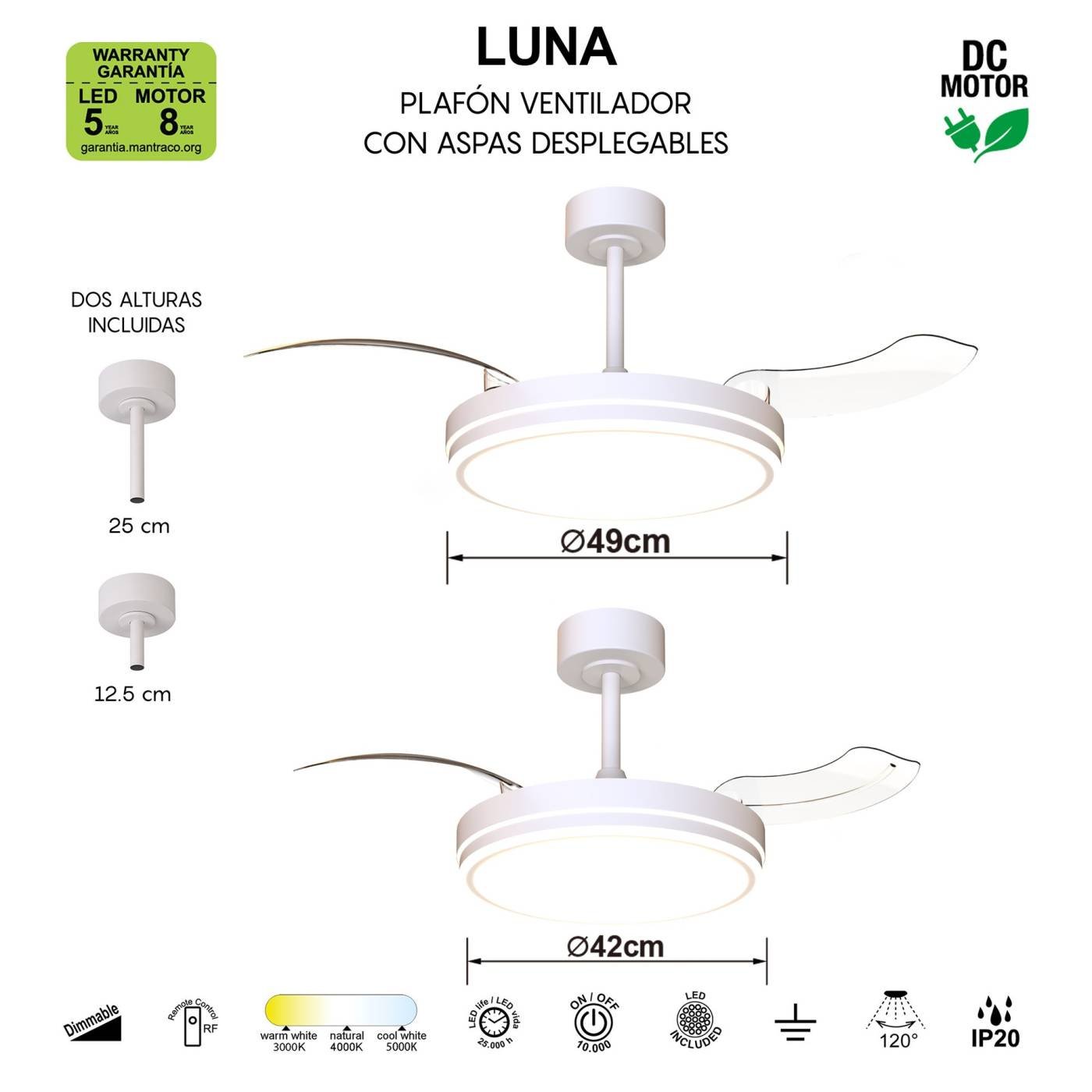 Потолочная люстра LUNA Mantra 9665