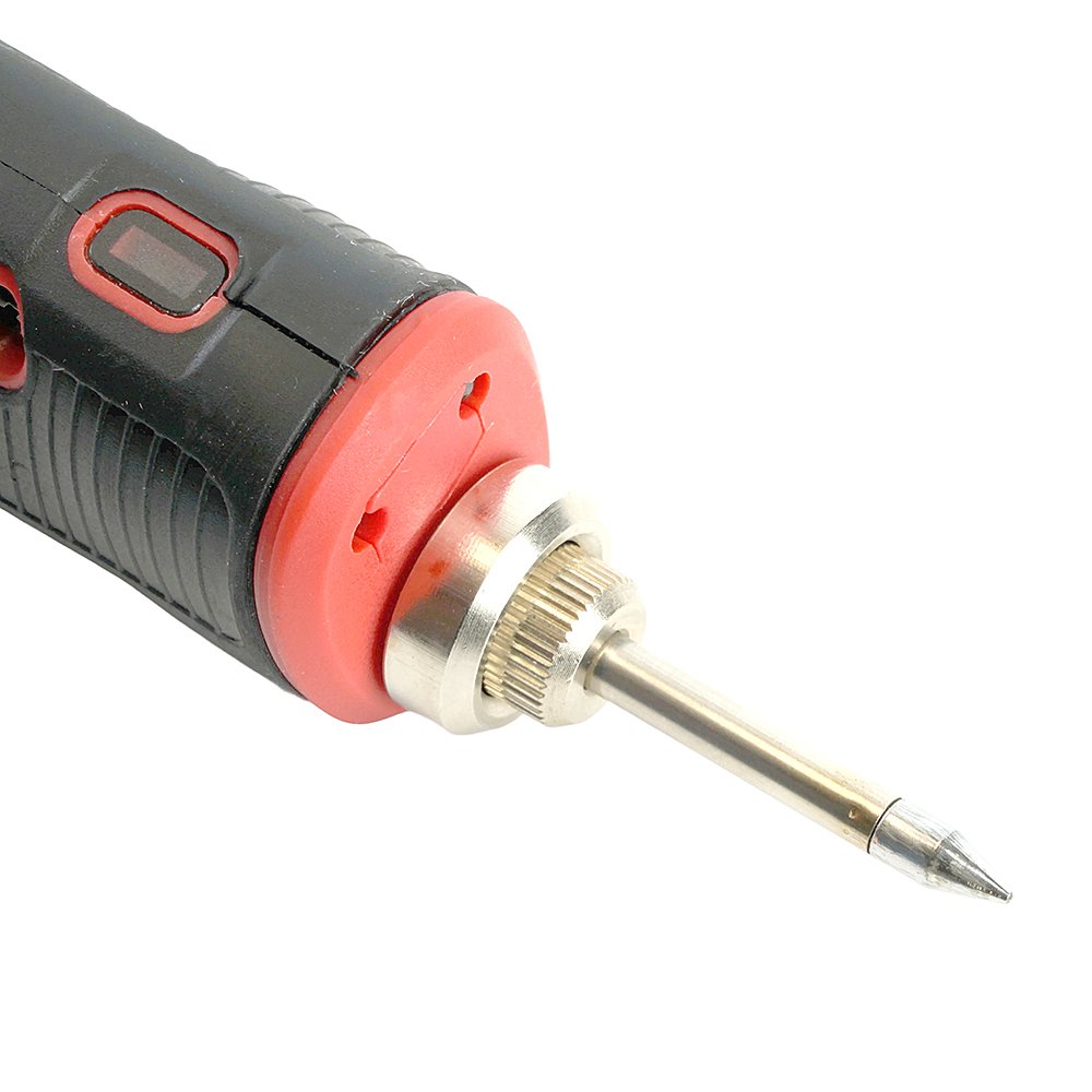 Паяльник беспроводной 8W, нихромовый нагреватель, 1800 mAh Stekker PLE801-08 50098