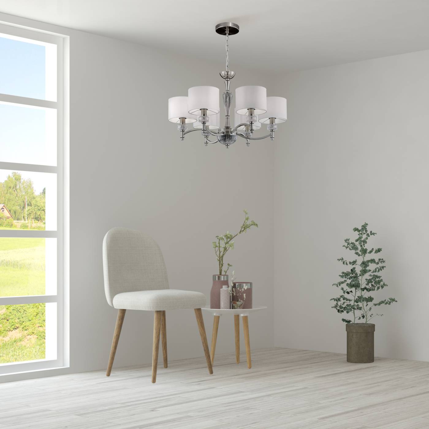 MOD014CL-06N Подвесная люстра Maytoni Alicante MOD014CL-06N