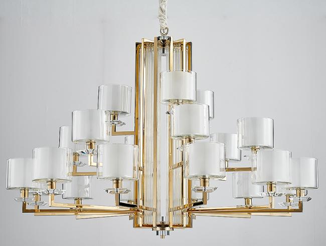 Подвесная люстра Newport 4400 4412+6+3/C gold
