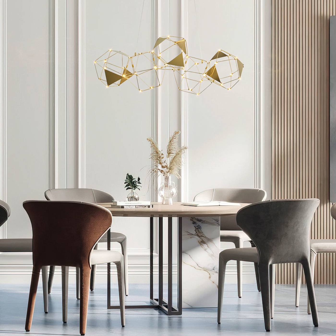 90368/5 медь Подвесная люстра Eurosvet Uma 90368/5 медь