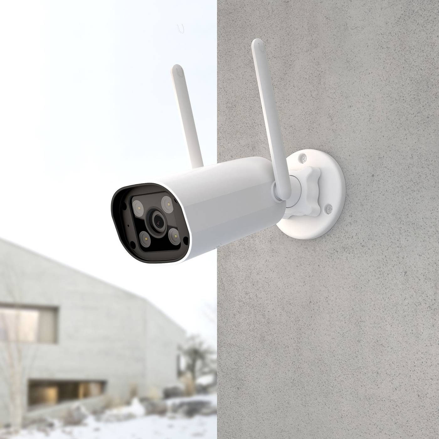 76500/01 Умная видеокамера белая IP65 Умная видеокамера Elektrostandard WF 76500/01 Умная видеокамера белая IP65