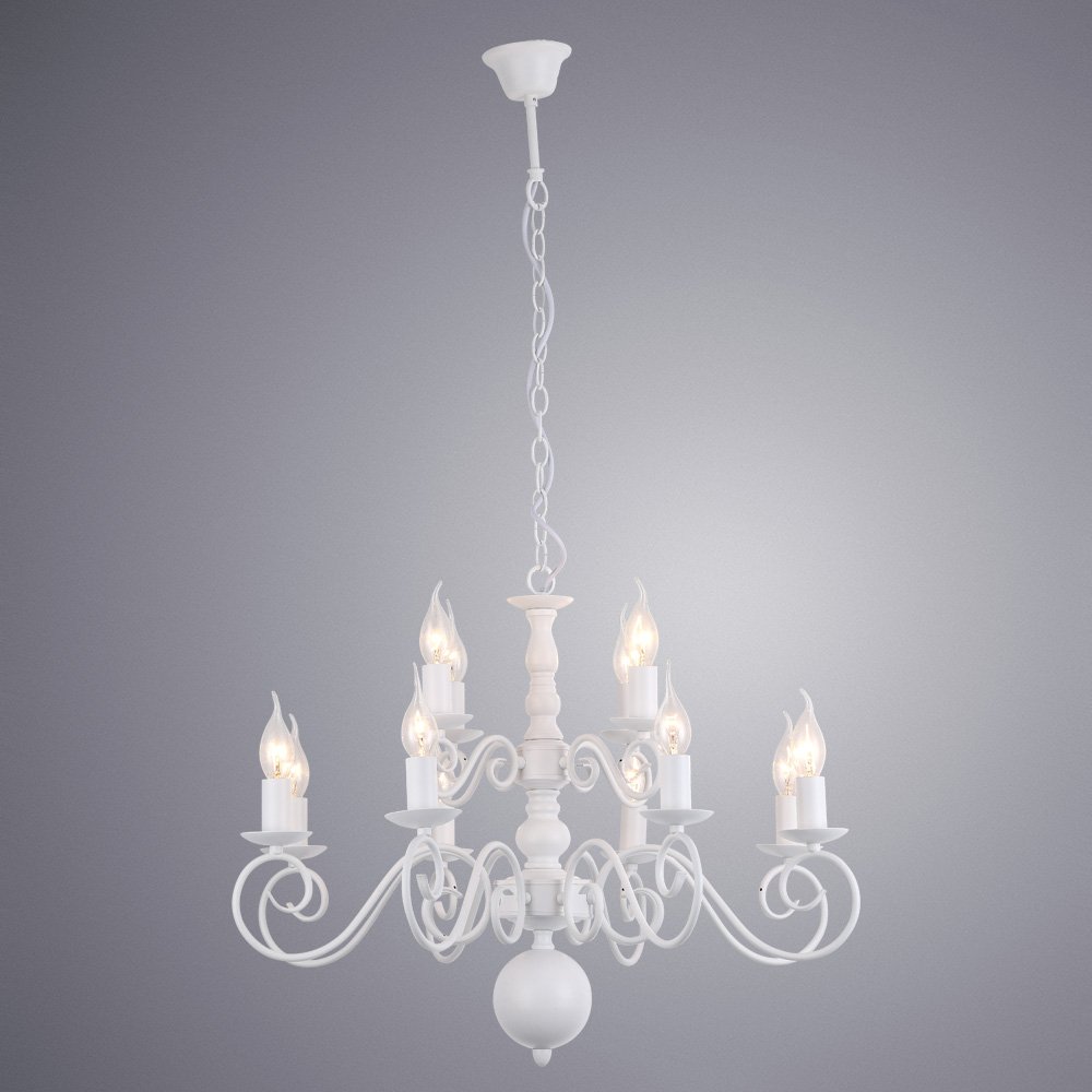 Подвесная люстра Arte Lamp Isabel A1129LM-12WH