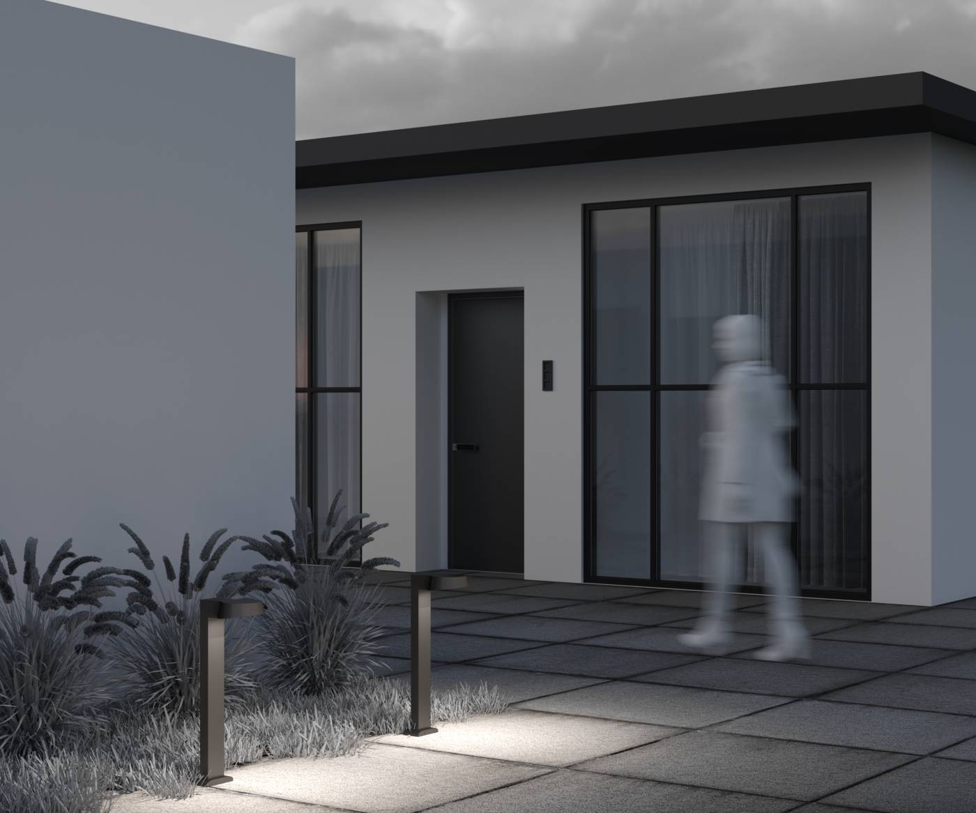 O443FL-L12GF3K Уличный наземный светильник Maytoni Share O443FL-L12GF3K