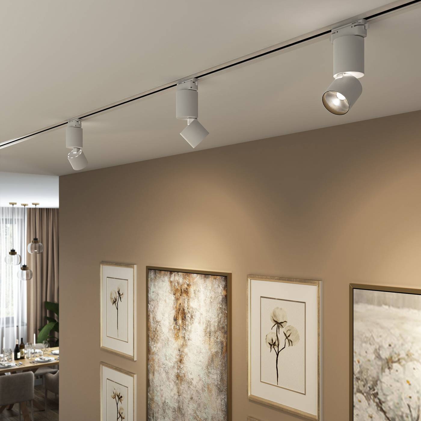 Трековый светильник Elektrostandard Sens Sens белый матовый 10W 4200K (85047/01) однофазный