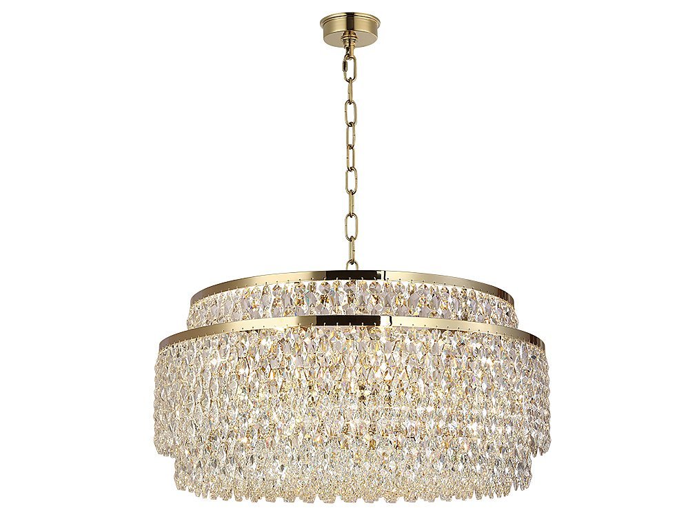 8530/80 C gold polished Подвесная люстра Newport Tiffany 8530/80 C gold polished