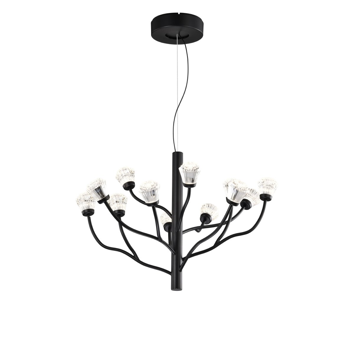 P0550-12A black Подвесная люстра Delight Collection P0550 P0550-12A black