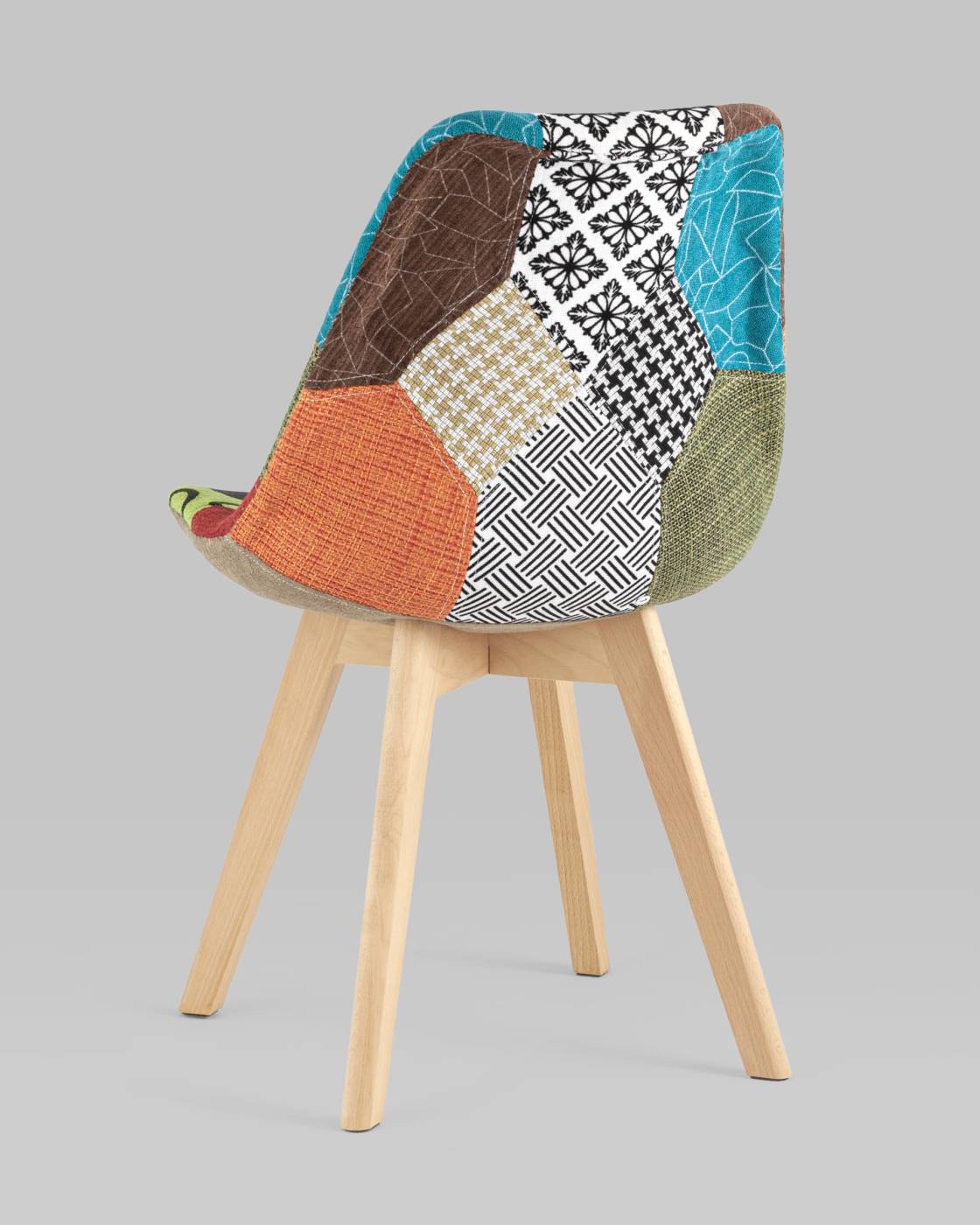 Комплект стульев Stool Group Frankfurt Y863 patchwork X4