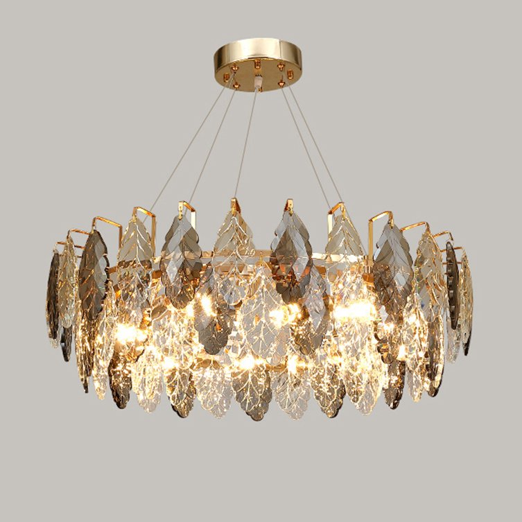 D8011P/R-800 gold/smoky Подвесная люстра Delight Collection D8011P D8011P/R-800 gold/smoky