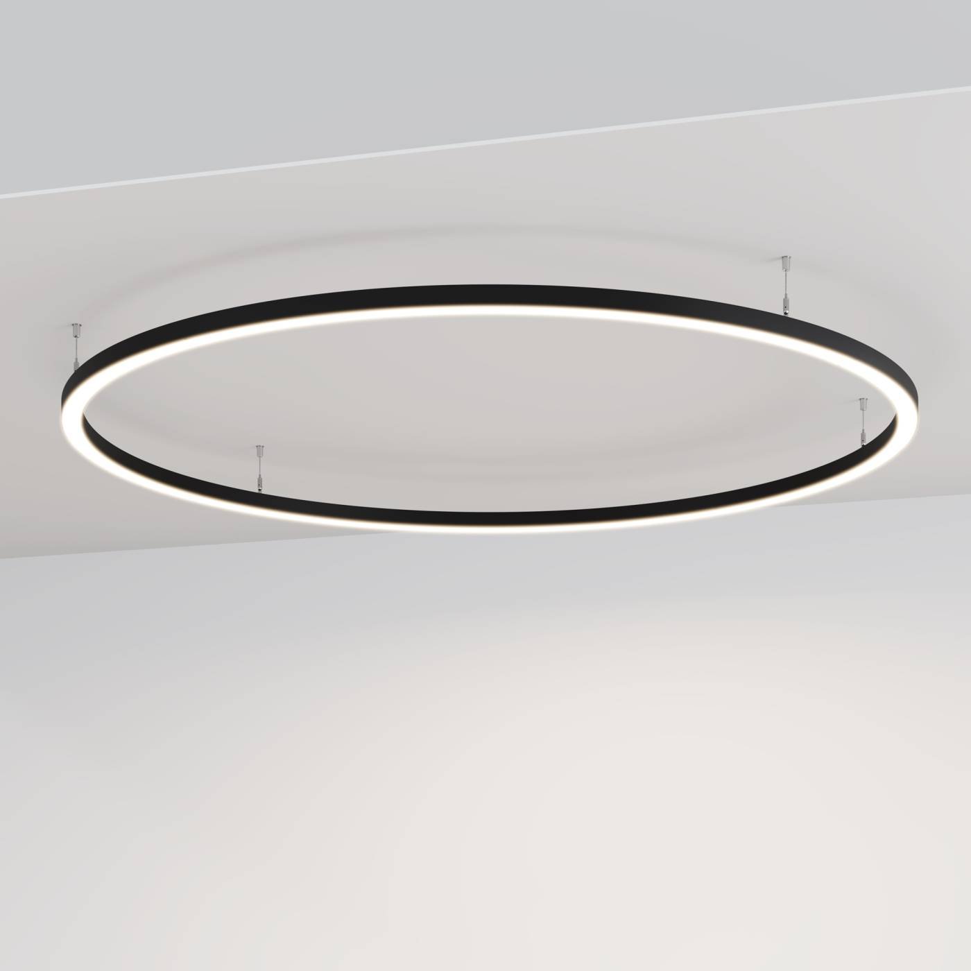 Радиусный профиль 35x35 Ø1500мм 1/8 круга Maytoni Радиусный профиль ALM-3535R-B-D-45°-1.5M