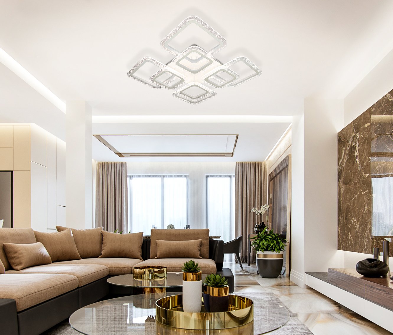 Потолочная люстра с пультом Innovation Style Natali Kovaltseva INNOVATION STYLE 83039