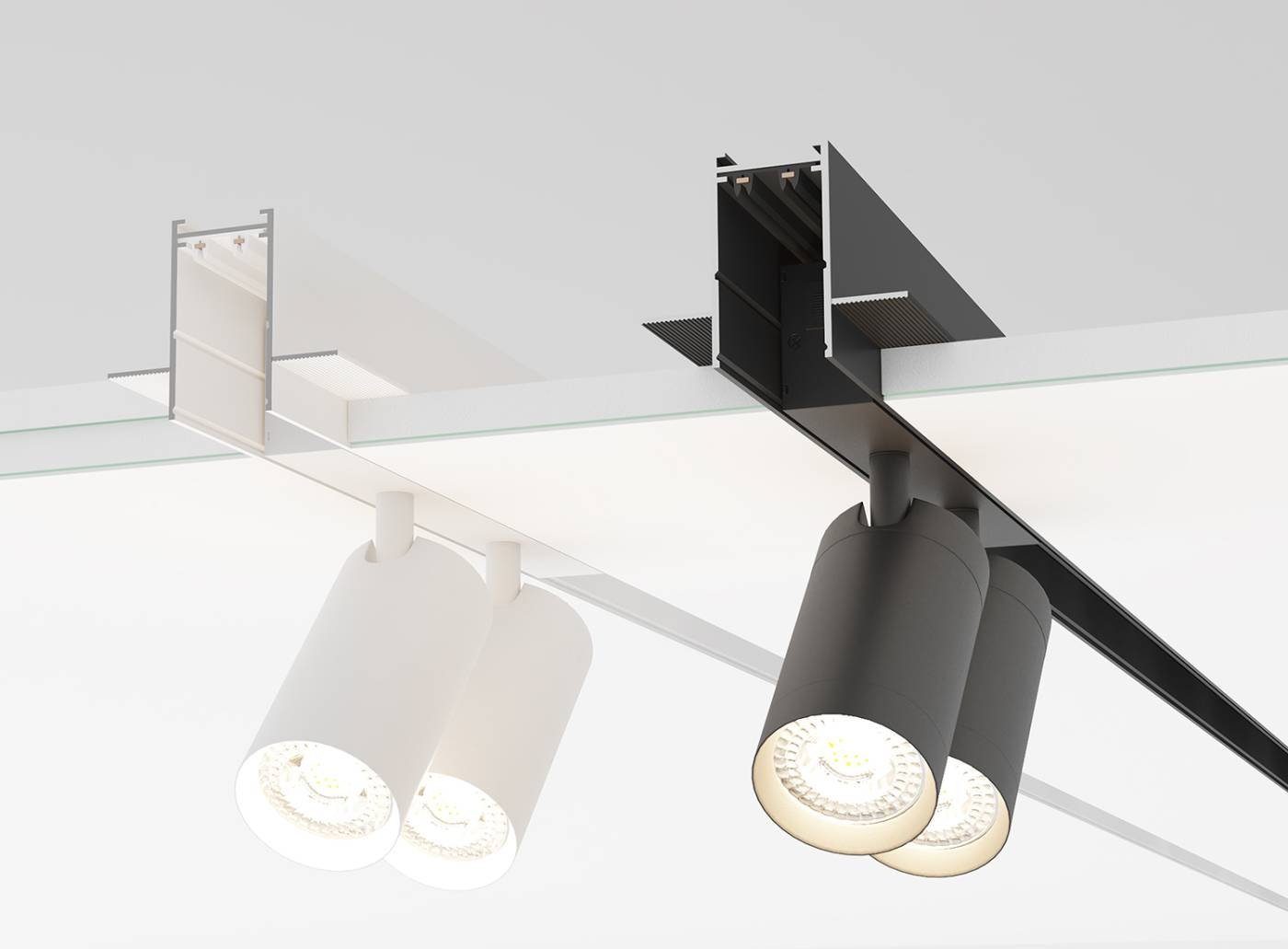 TR2012-BK Встраиваемый шинопровод Denkirs Smart TR2012-BK