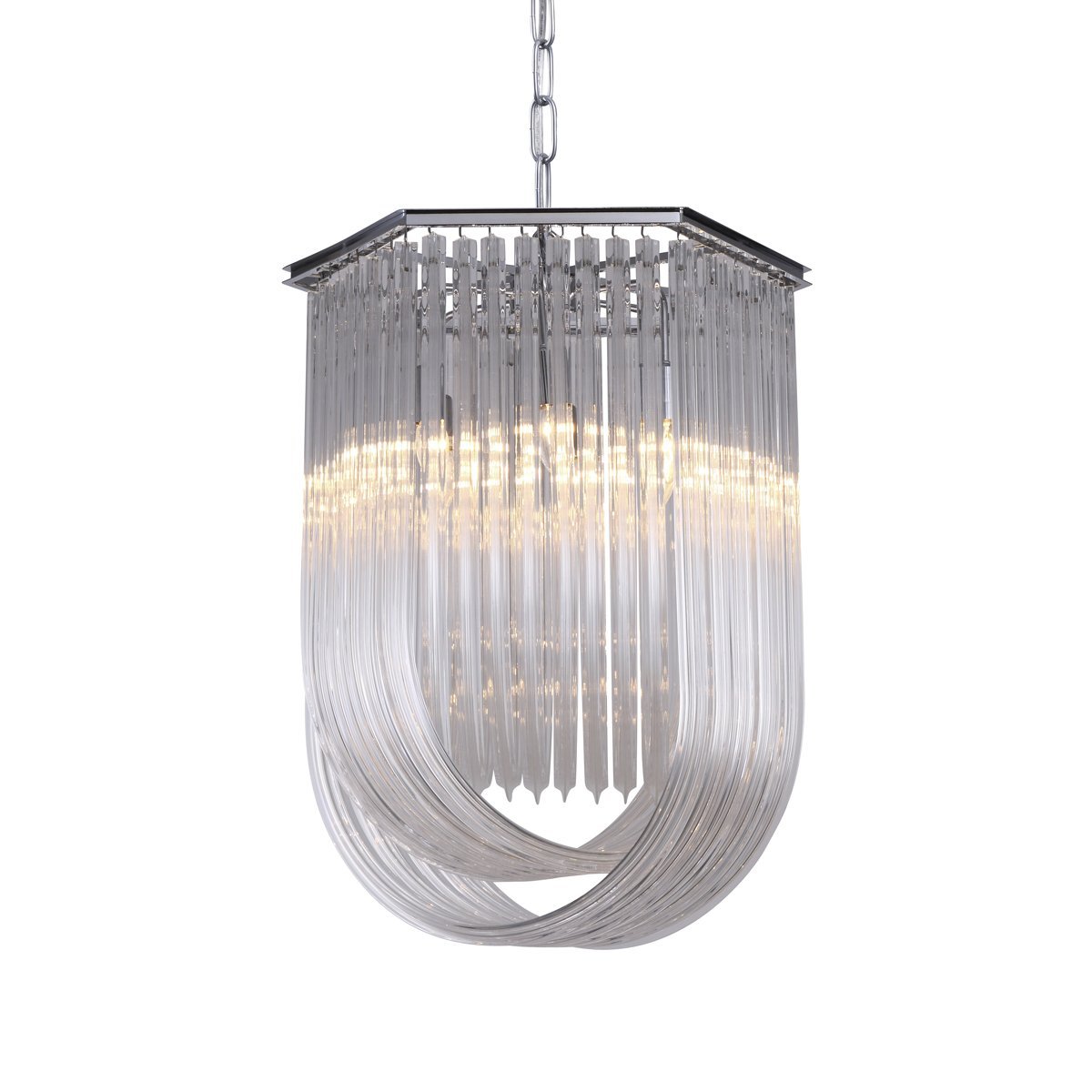 KR0116P-6/A chrome Подвесная люстра Delight Collection Murano Glass KR0116P-6/A chrome