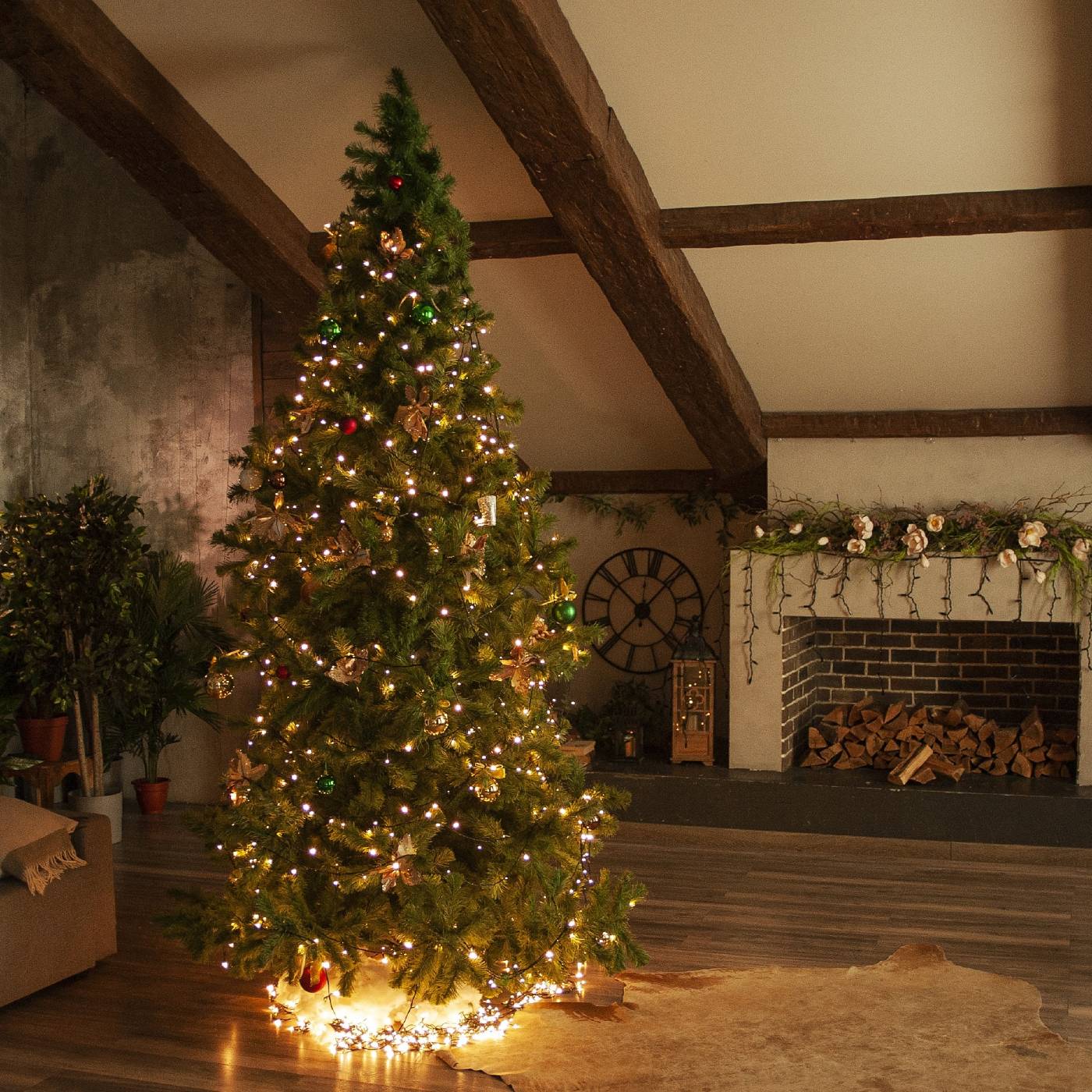 Гирлянда Uniel ULD-S10000-1000/DGA WARM WHITE IP20