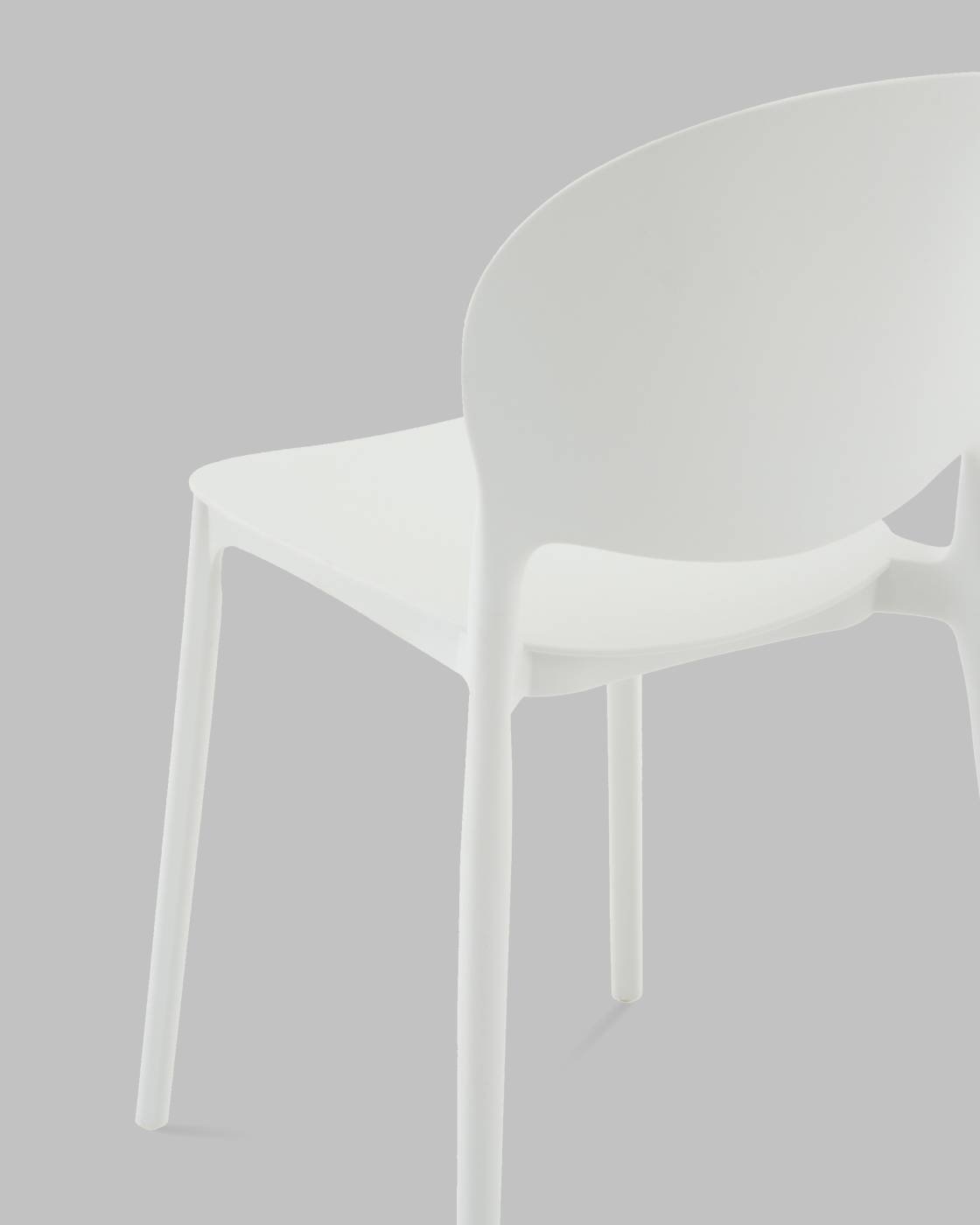 8058 white 90059 Стул пластиковый Stool Group Briny 8058 white 90059