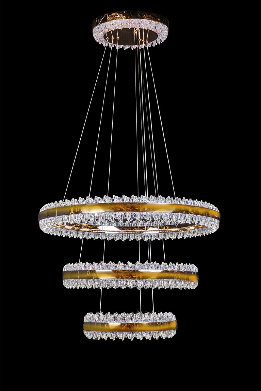 LE7720/800-3K Gold Подвесная люстра LEON Michel LE7720/800-3K Gold