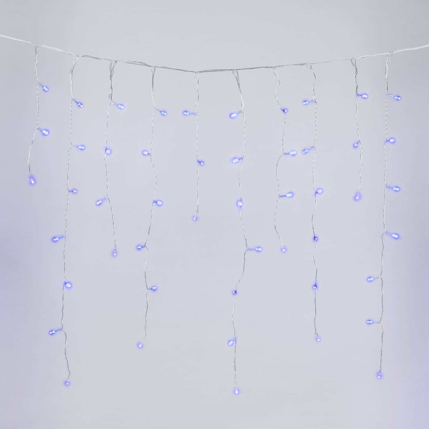 Бахрома светодиодная со статическим свечением, 6м Uniel ULD-B6007-200/STK BLUE IP44