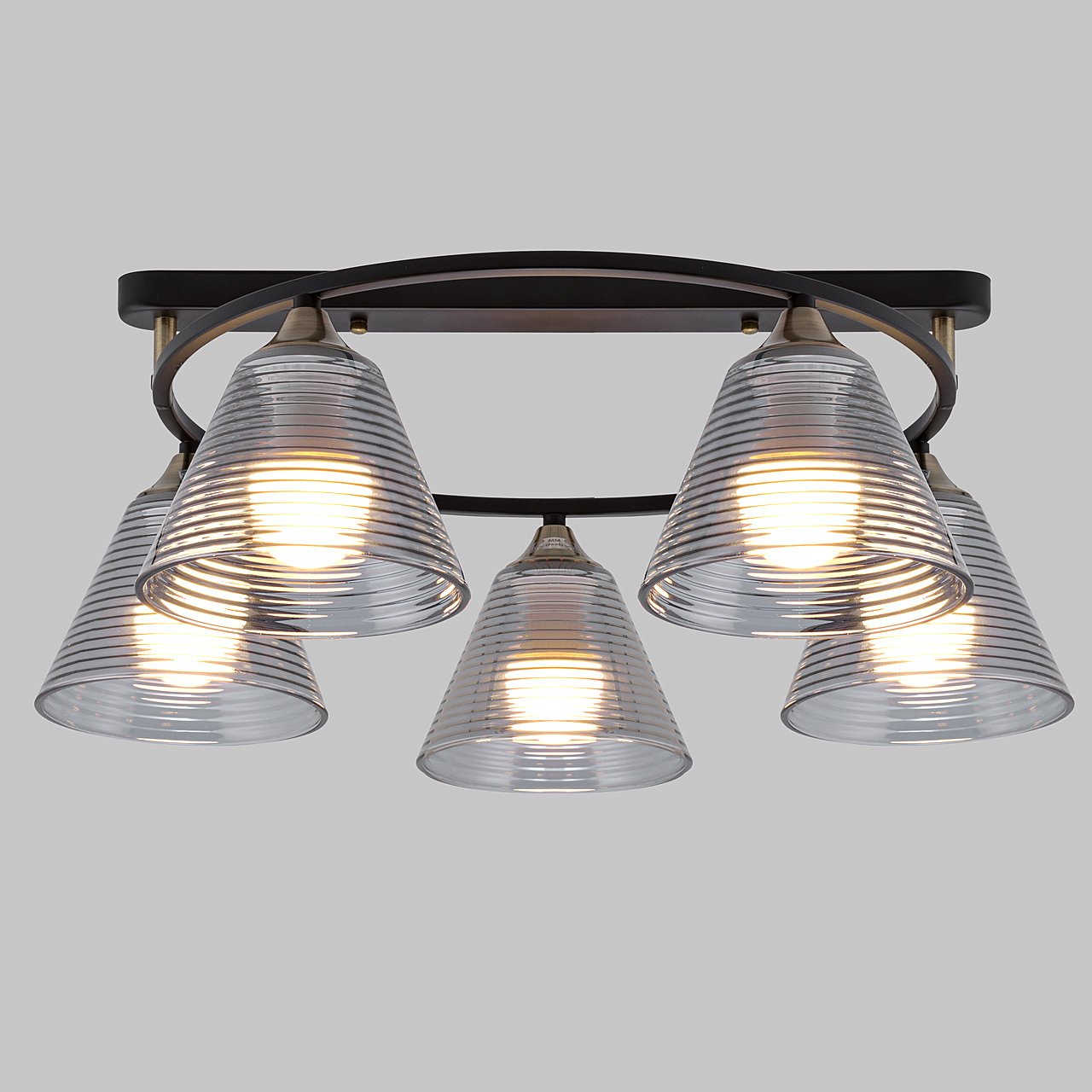 MD.5948-5-S-BK+AB Потолочная люстра IMEX MD.5948-5-S-BK+AB