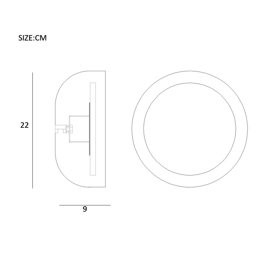 Настенный светильник ImperiumLoft Loke01 208719-26
