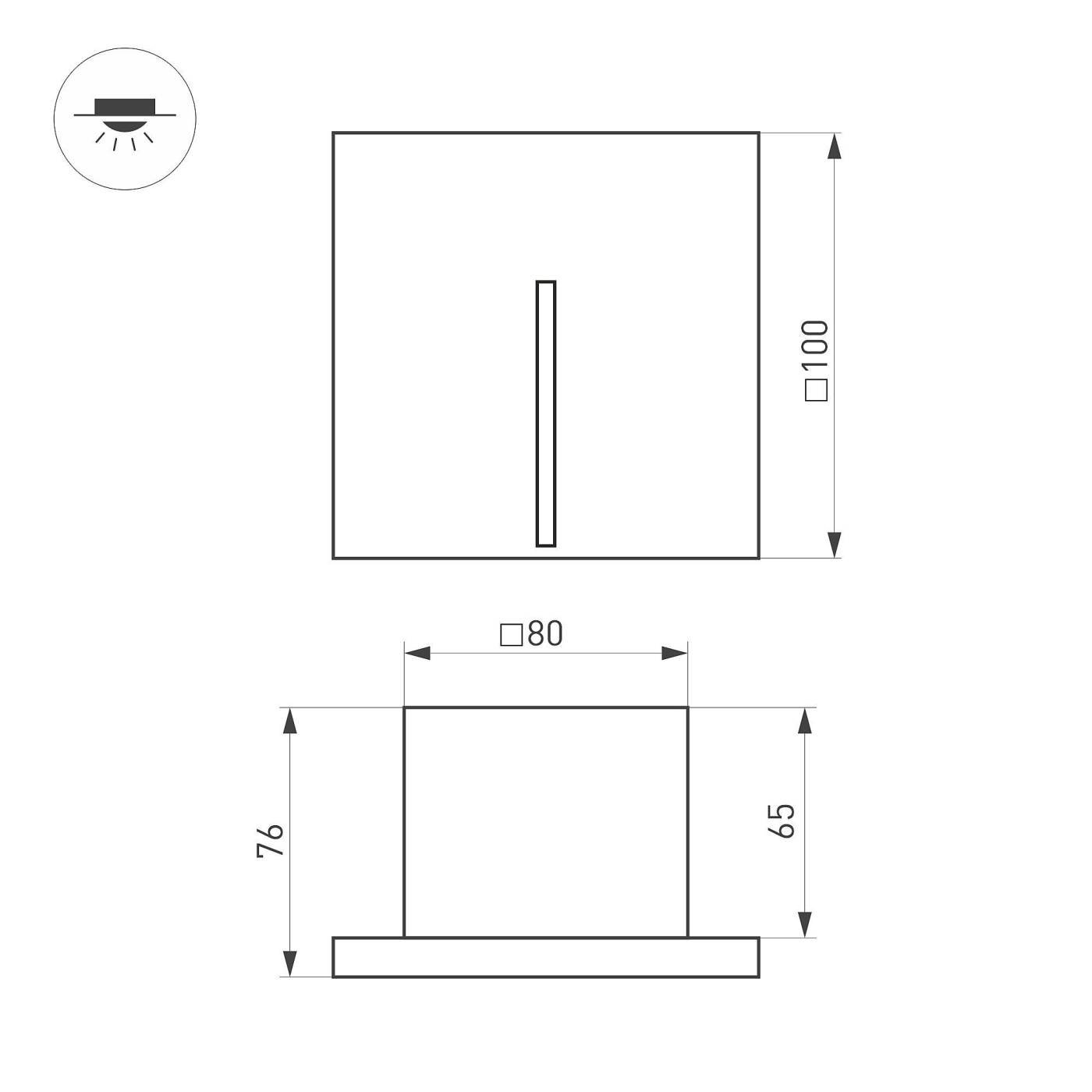 Подсветка для ступеней Arlight Tie 051050