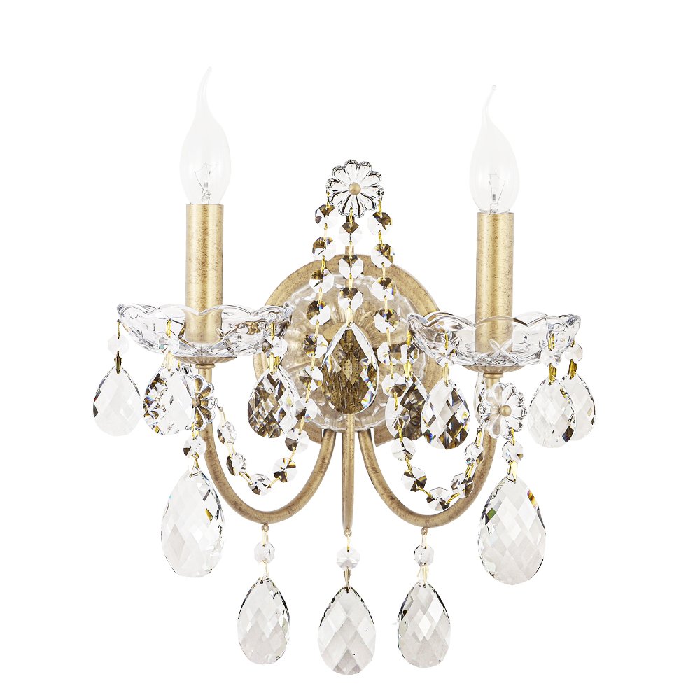 ODELIS AP2 GOLD Настенное бра Crystal Lux Odelis ODELIS AP2 GOLD