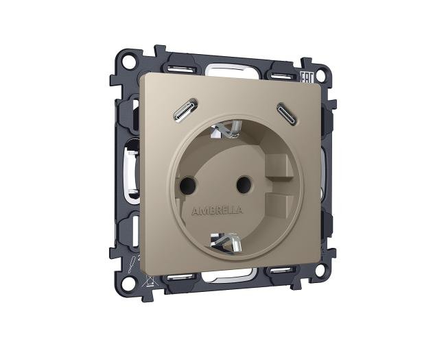 Розетка Ambrella Volt ALFA MA370510