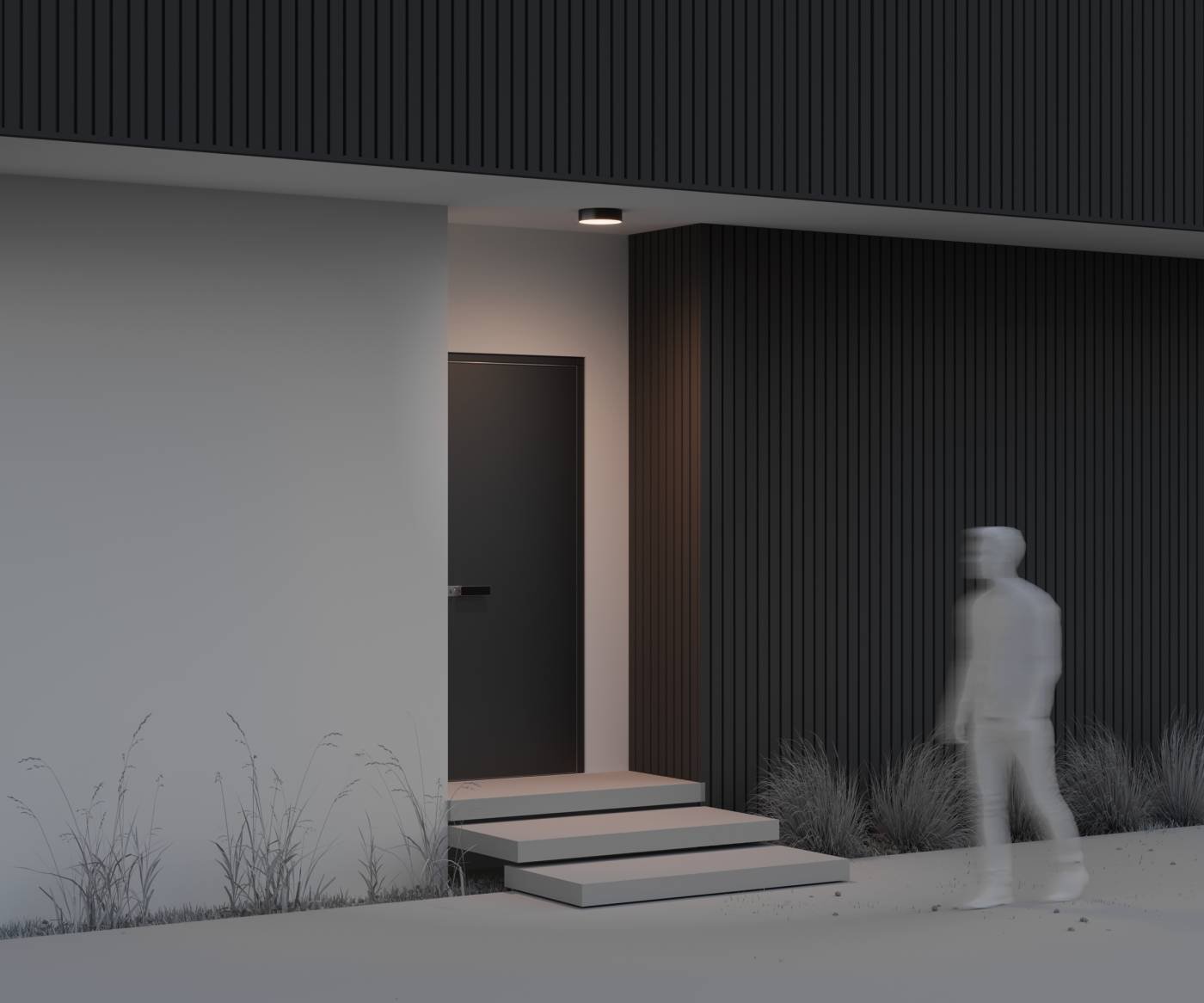 O431CL-L30B3K Уличный потолочный светильник Maytoni Zon IP O431CL-L30B3K