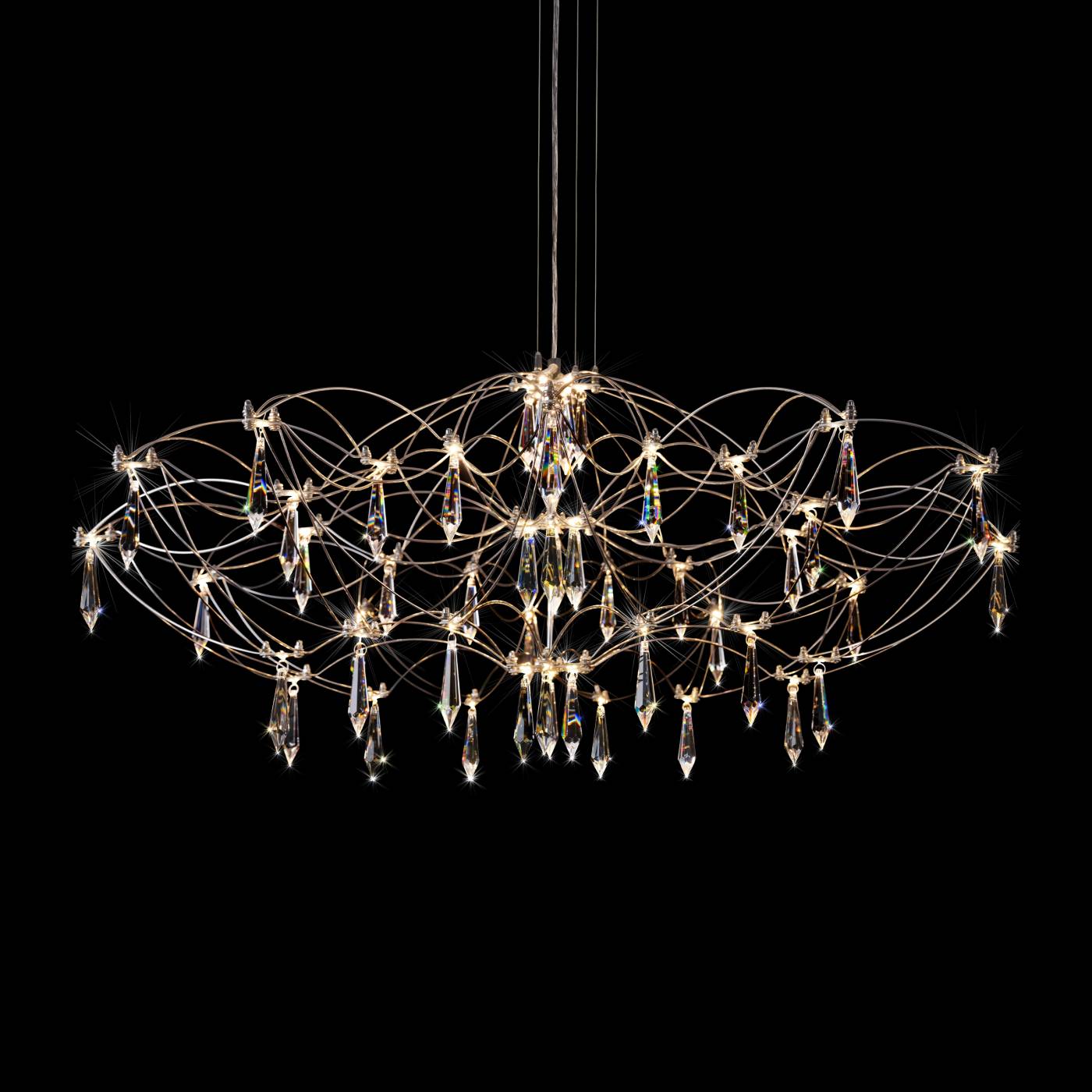 10586/900 Silver Asfour Подвесная люстра Mira Loft It 10586/900 Silver Asfour
