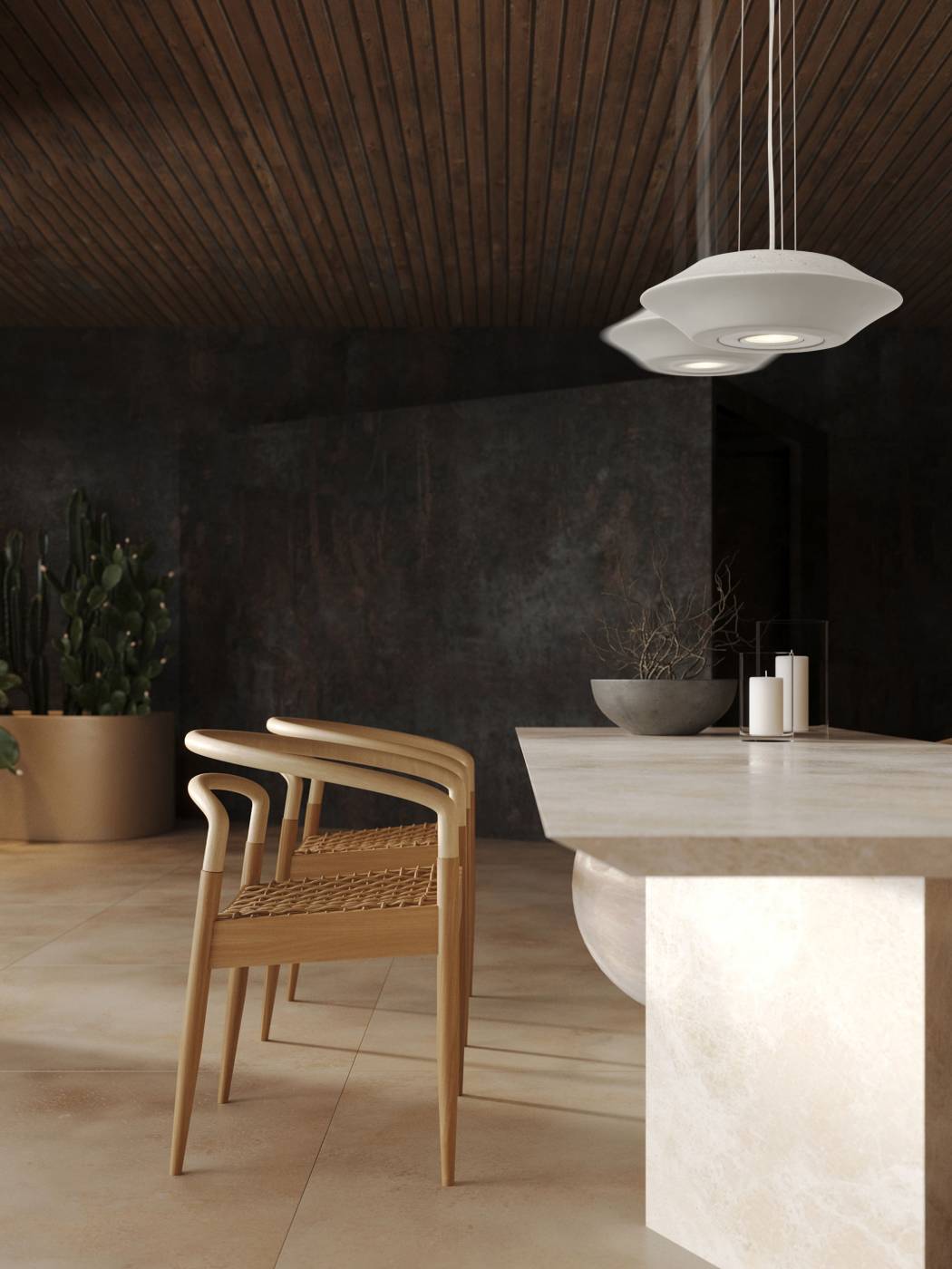 Светильник подвесной Мелодия Света Stone Light BL107-1P-230 GR 000040156