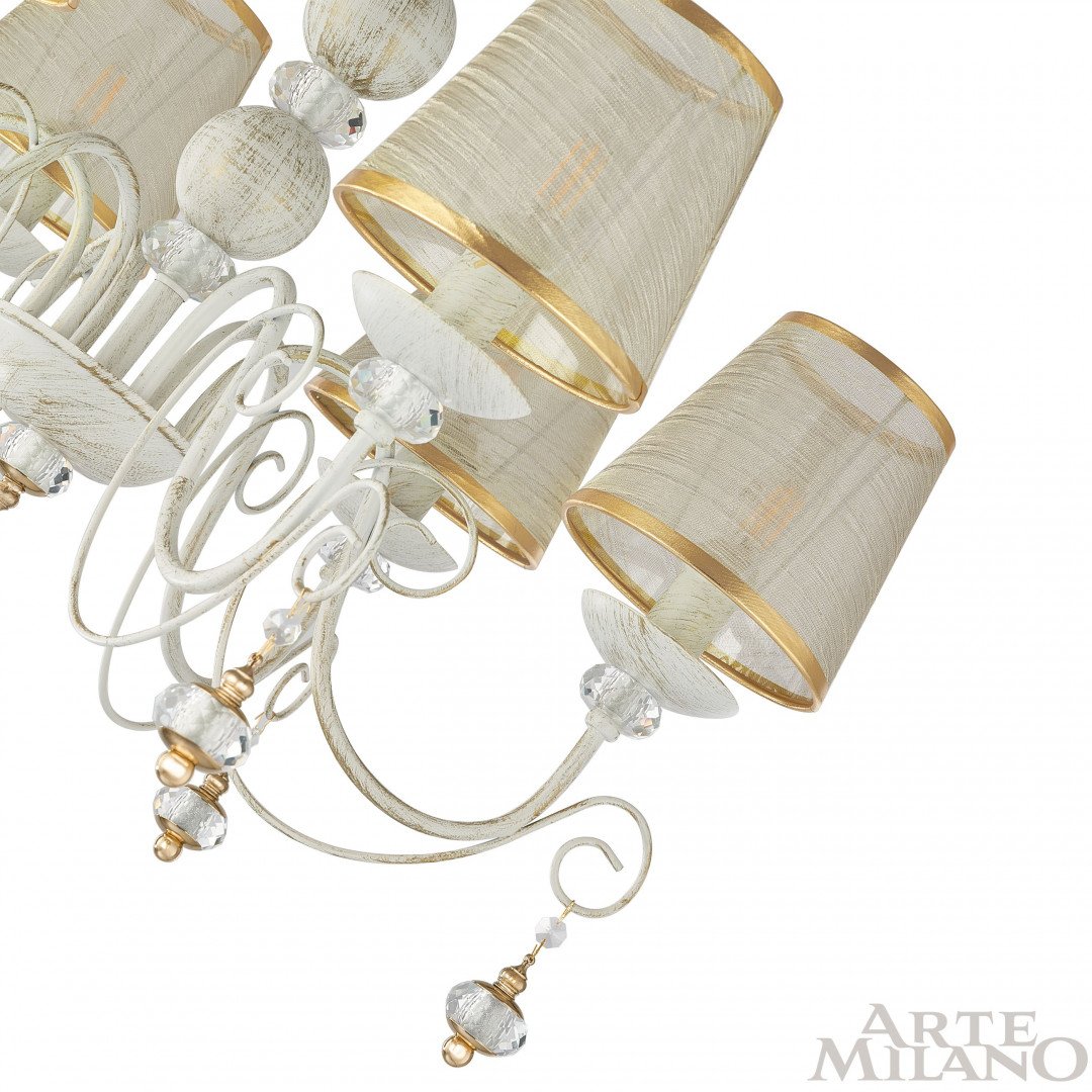 Подвесная люстра Arte Milano Am347620 347620/6 WT+G