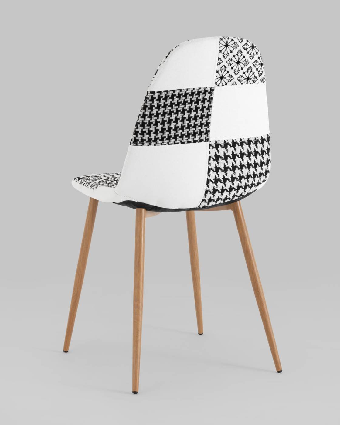 OS-001P-V patchwork bw DUAL Обеденный стул Stool Group OS-001P-V patchwork bw DUAL