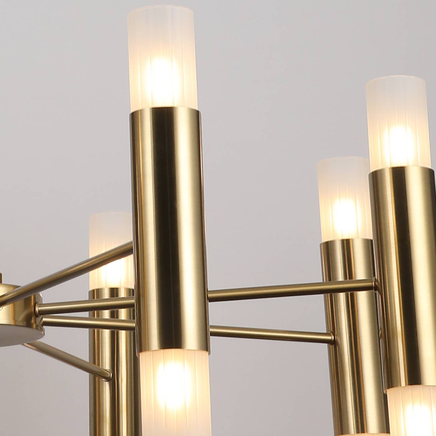 IL0314-16P-79 BRASS Подвесная люстра ILLUMICO IL0314-16P-79 BRASS