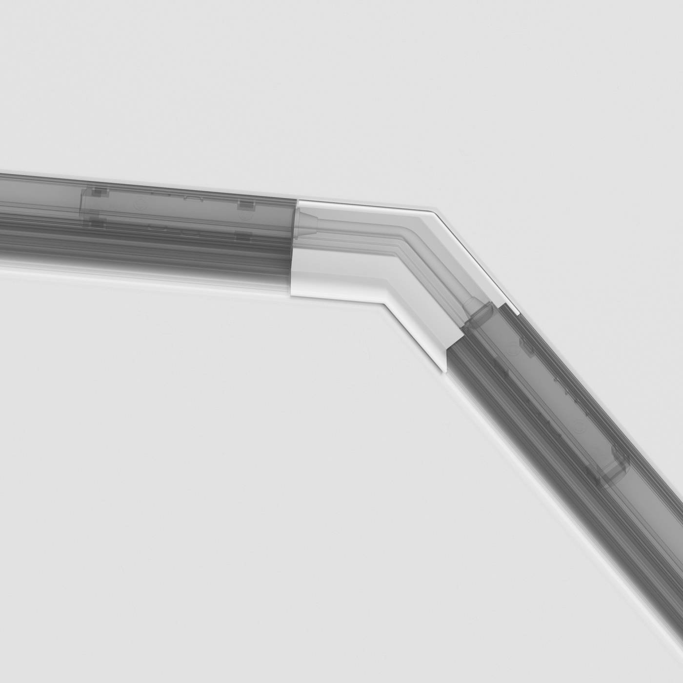 TRA010CLO-42W Угол-соединитель 135° встраиваемый Maytoni Accessories for tracks Gravity TRA010CLO-42W