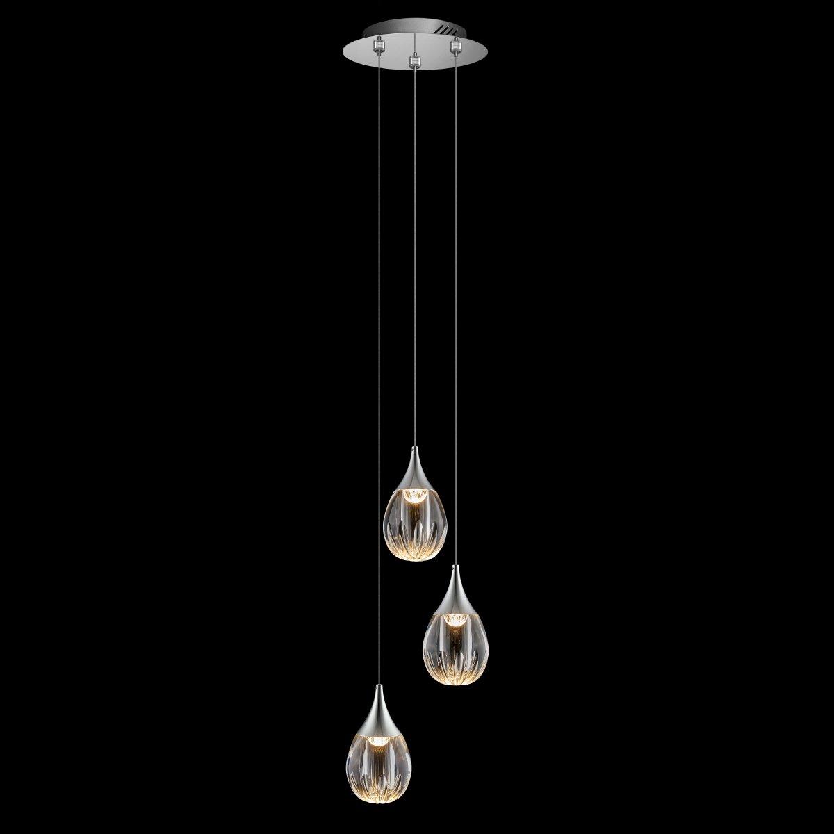 MD24001004-3A chrome/clear Светильник подвесной Delight Collection Stilla MD24001004-3A chrome/clear