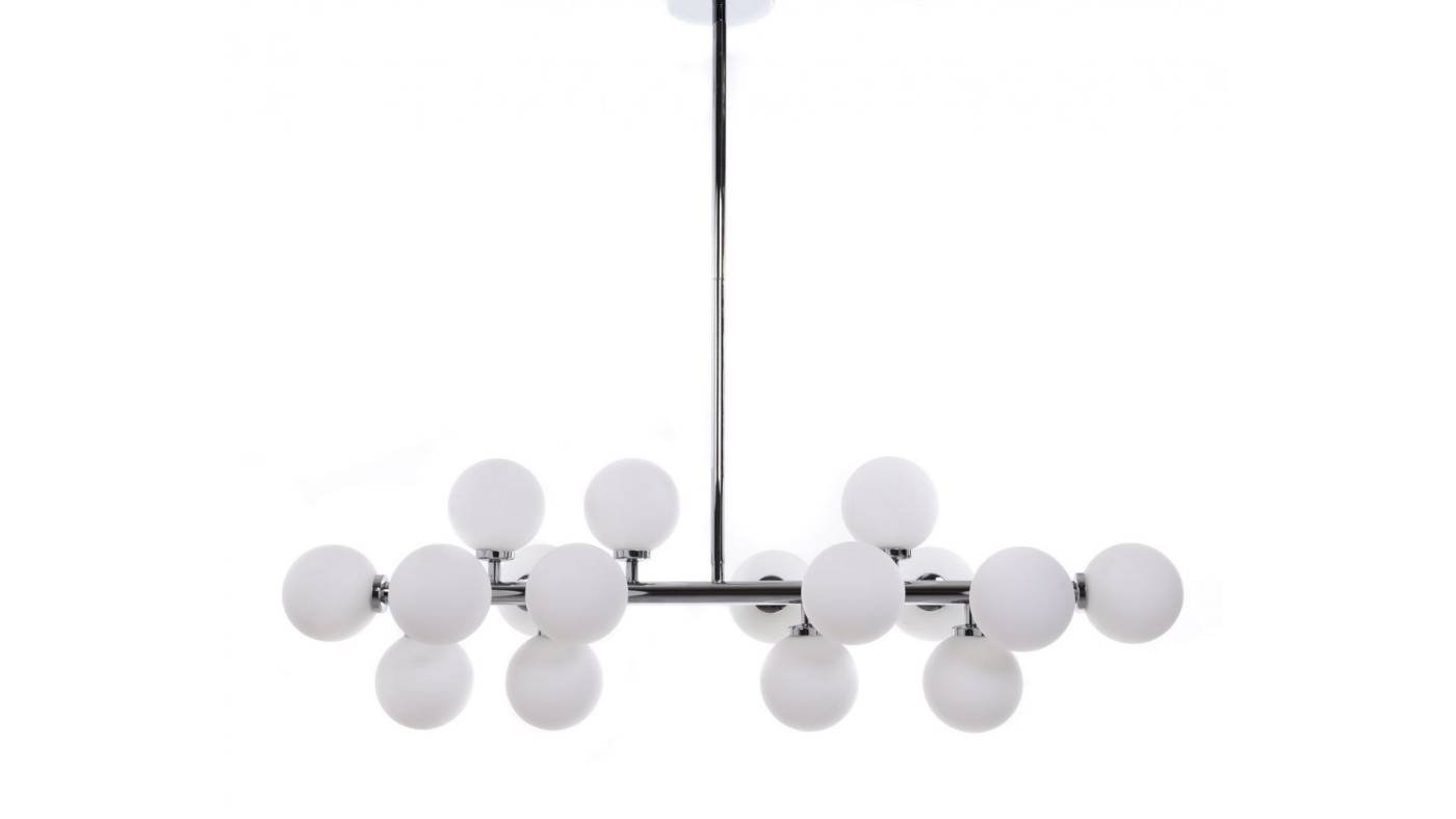 LDP 6033-16 CHR Люстра на штанге Lumina Deco Marsiada LDP 6033-16 CHR