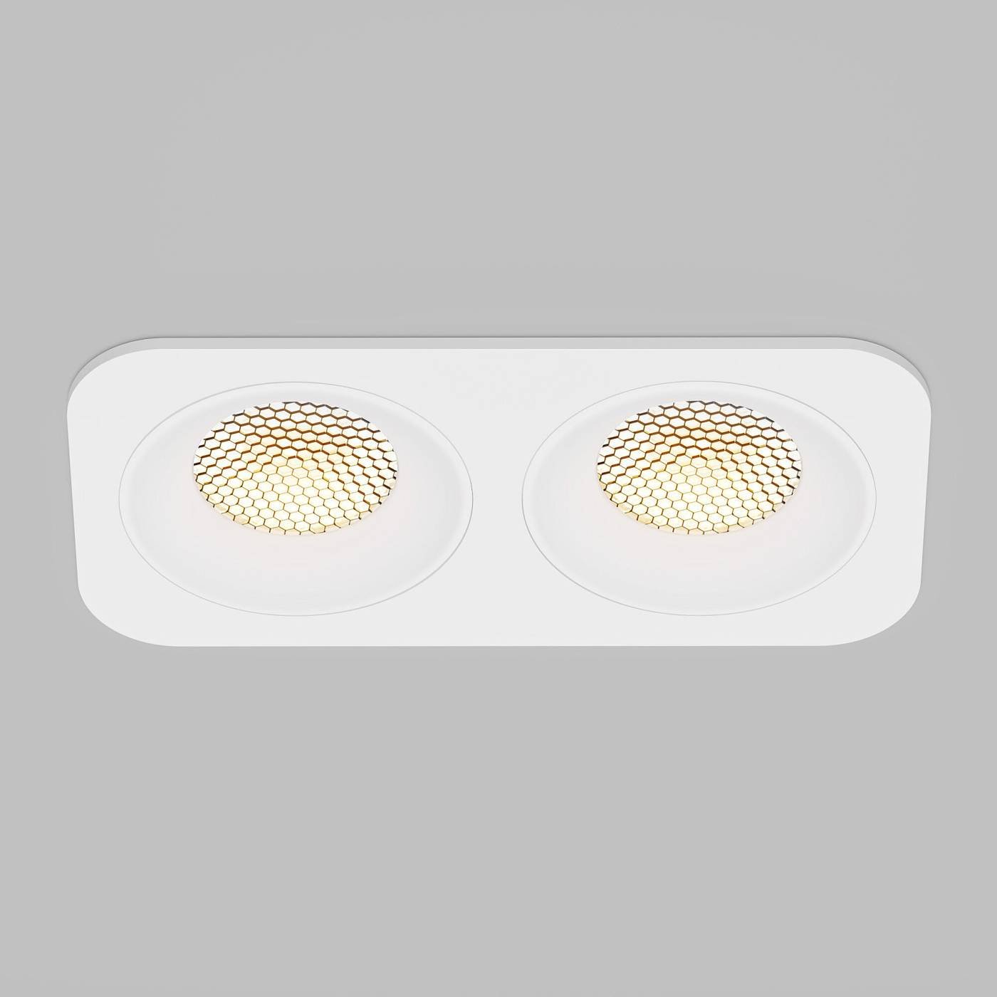 Встраиваемый светильник Elektrostandard Tetro 15277/LED 20W 3000K белый IP44